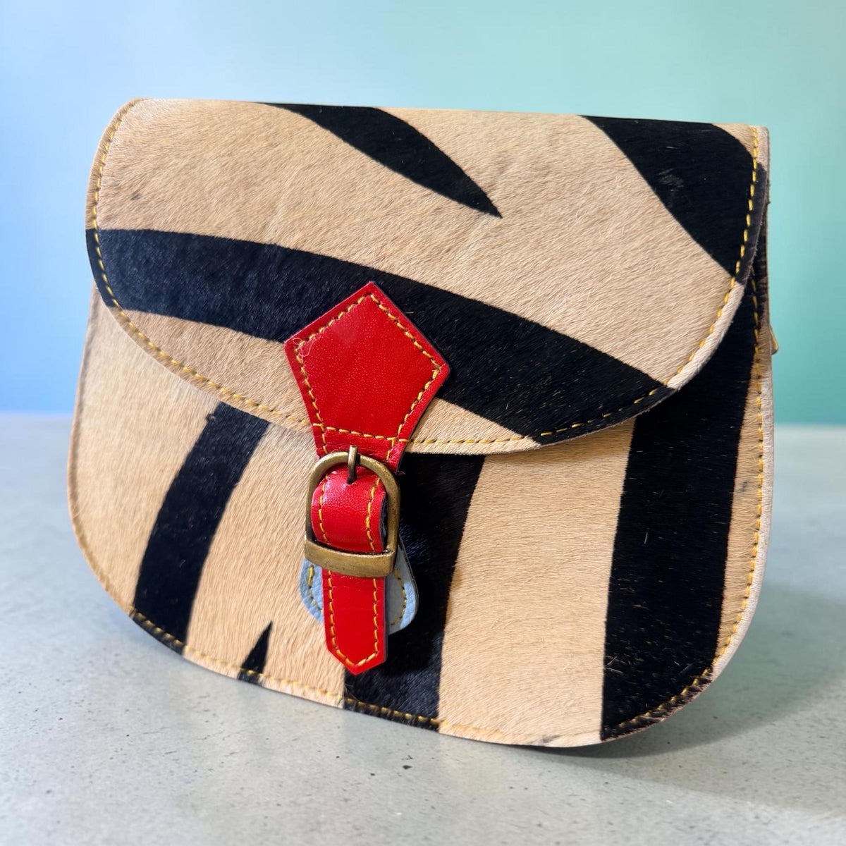loveyourswagger Love Your Swagger Esme Zebra Rouge Handbag.