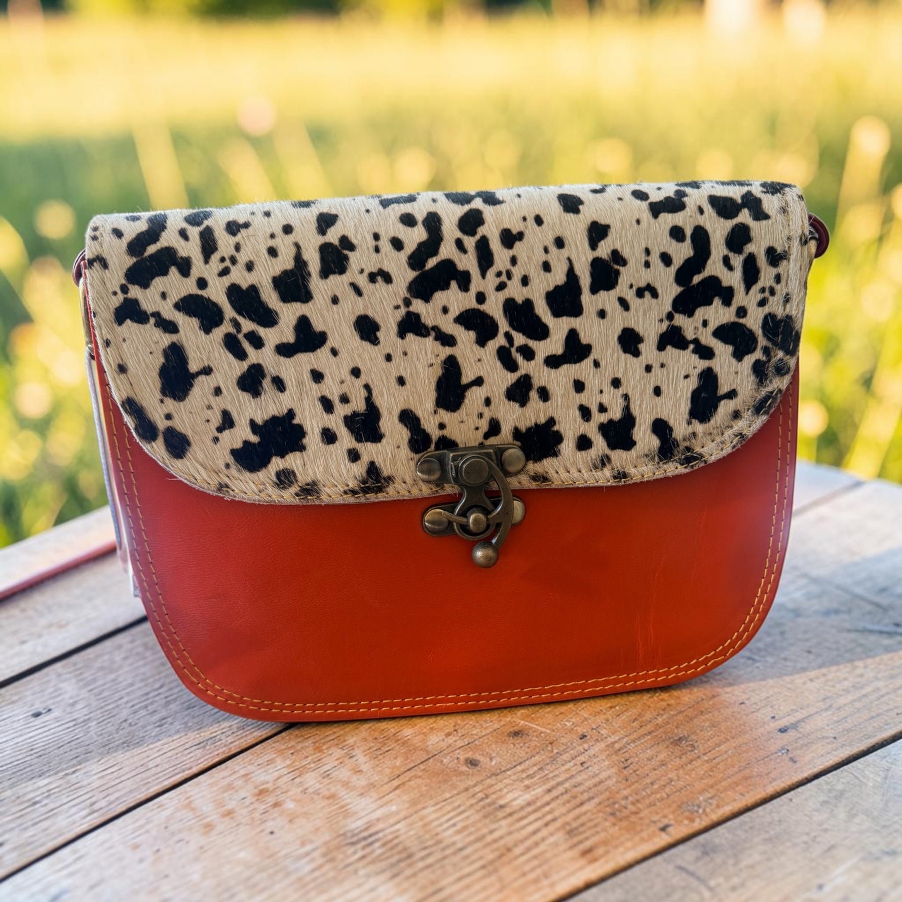 loveyourswagger Love Your Swagger Orange Sienna Handbag.