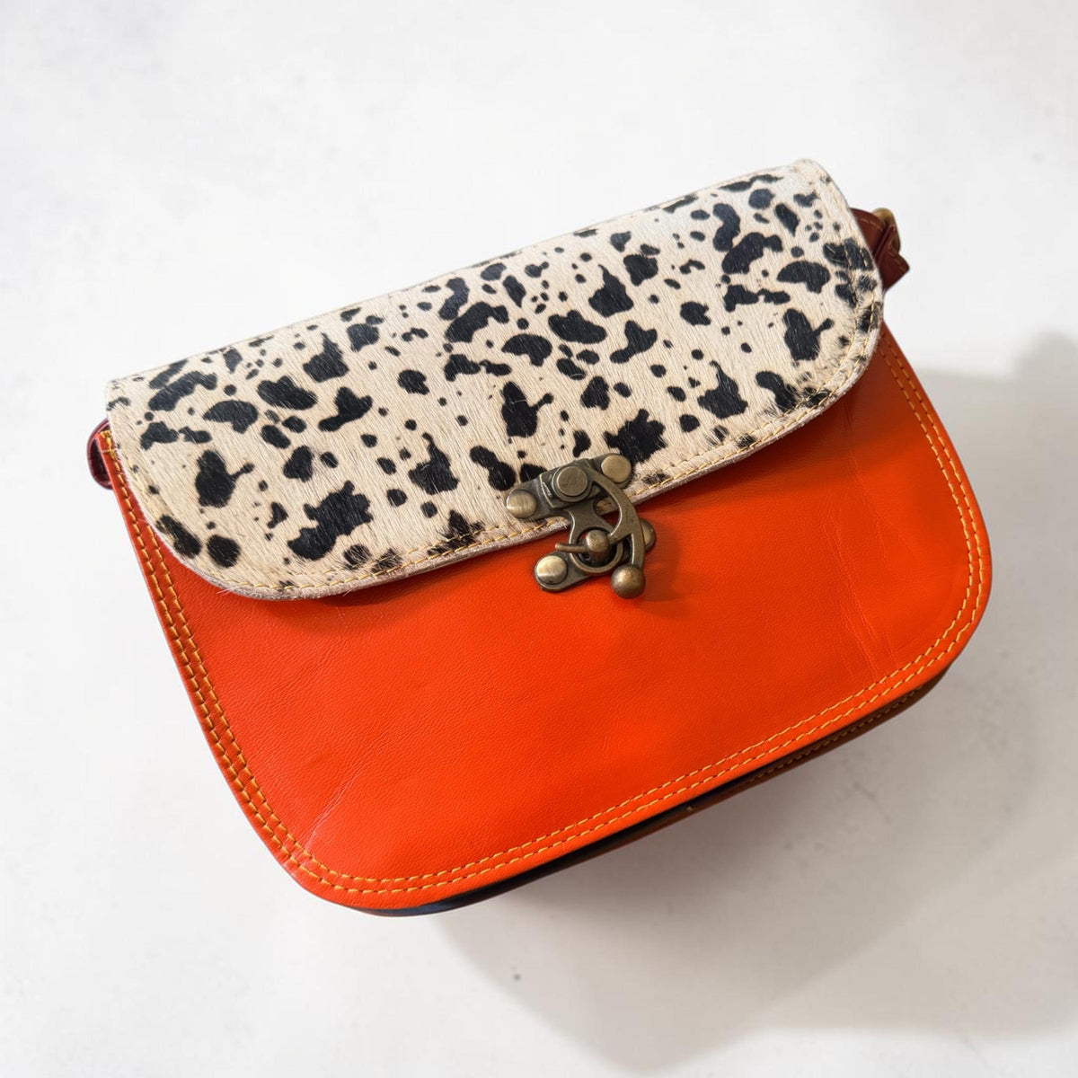 loveyourswagger Love Your Swagger Orange Sienna Handbag.