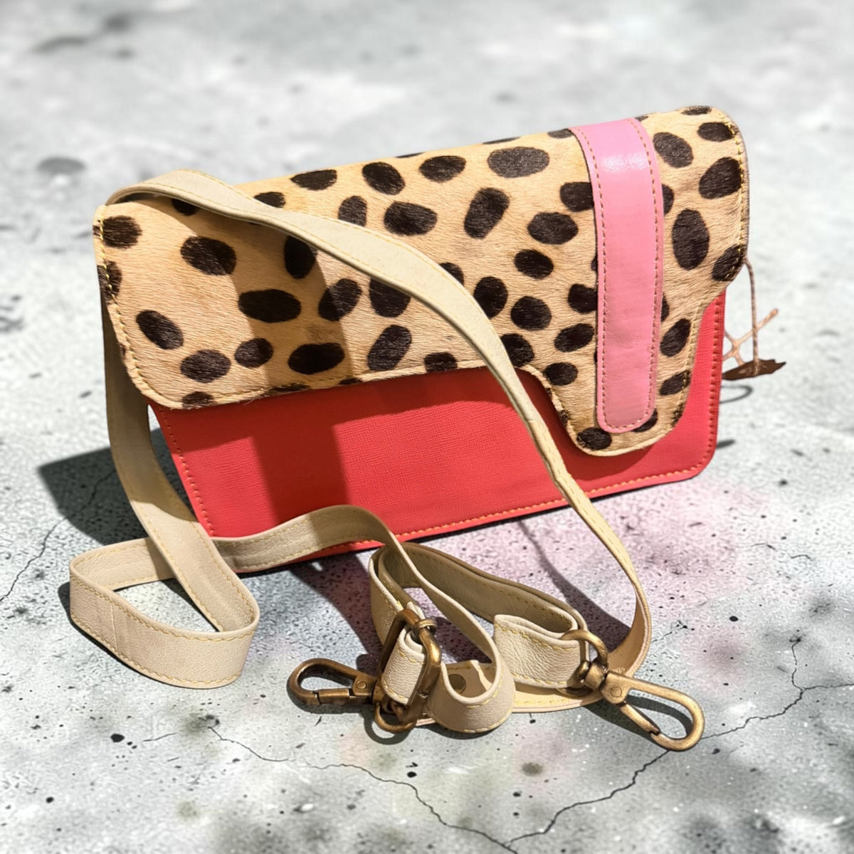 loveyourswagger Love Your Swagger Caroline Coral Handbag.