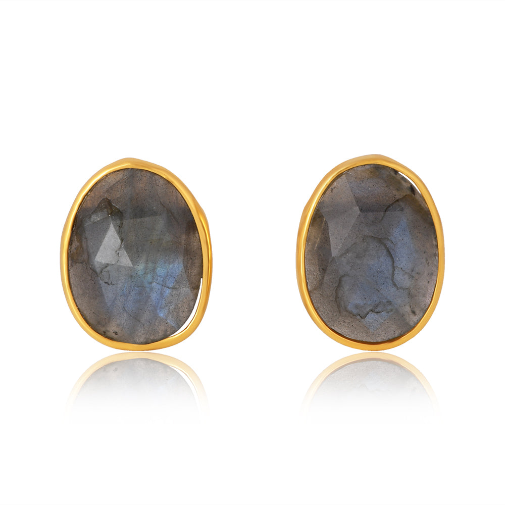 Labradorite Studs