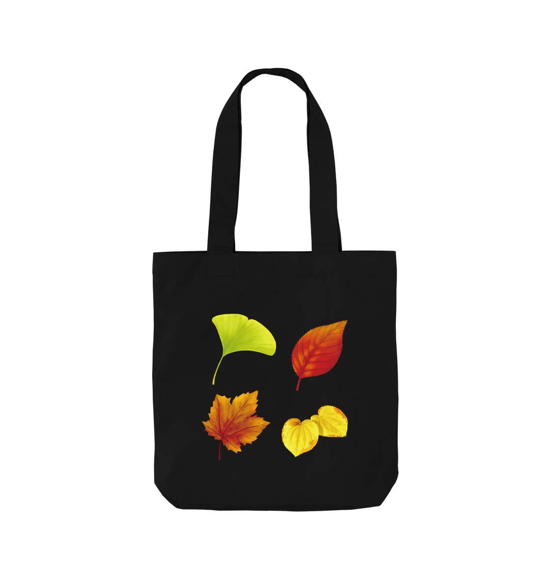 Black Leaves Tote