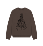 Chocolate Merry Christmas Oversized Jumper