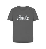 Slate Grey Smile Relaxed Fit Tee