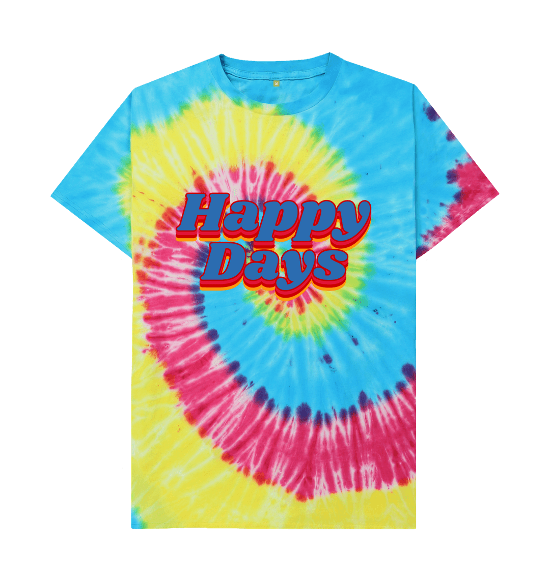 Tie Dye Tie Dye Happy Days Tee