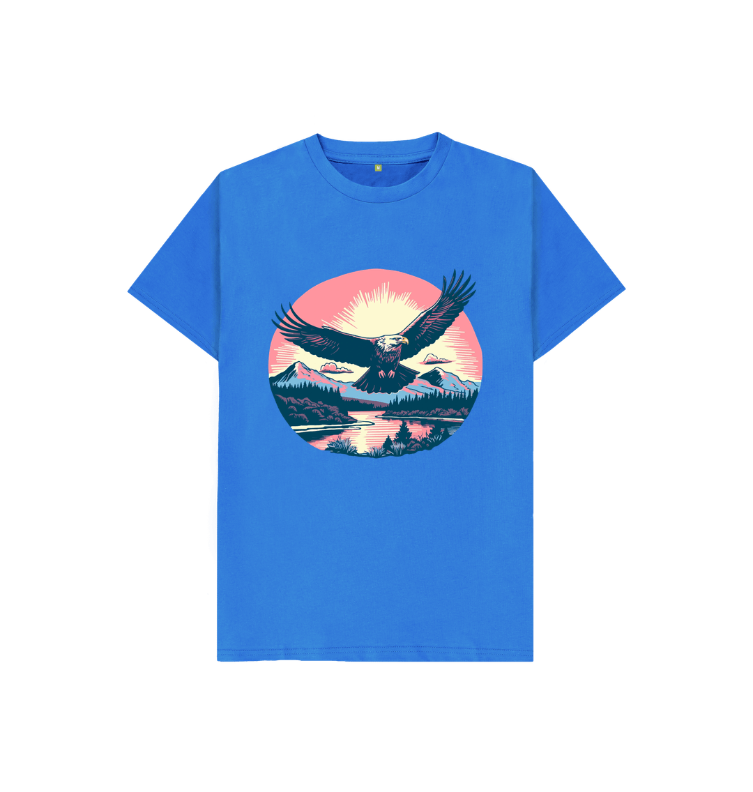 Bright Blue Flying Eagle Tee