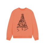 Apricot Merry Christmas Oversized Jumper