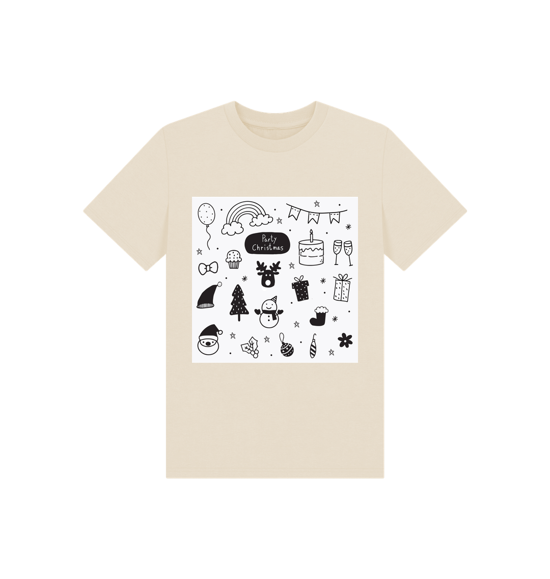 Oat Christmas Doodles Tee