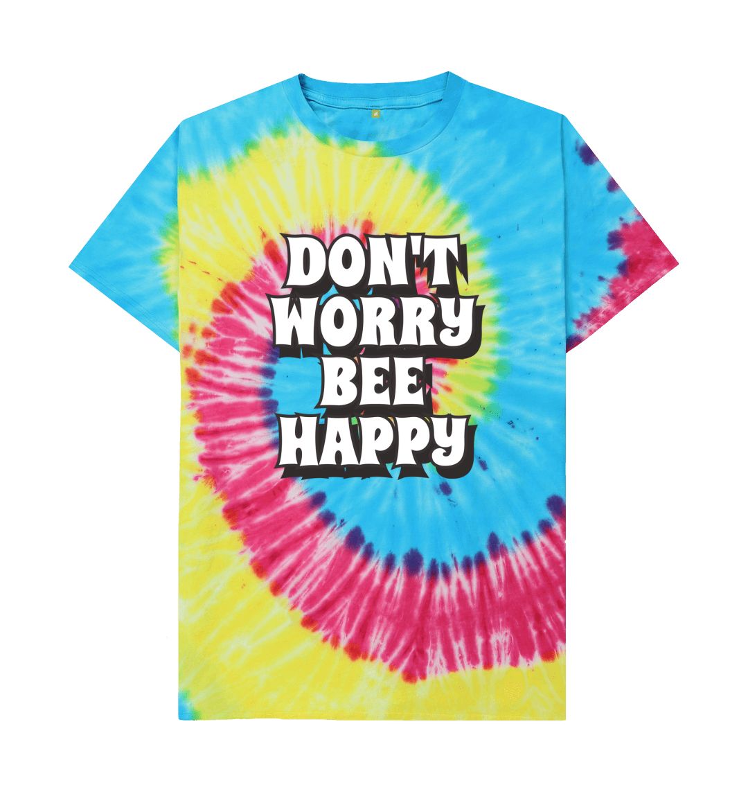 Tie Dye Don't Worry Bee Happy Tee