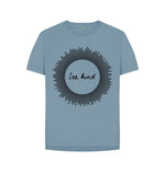 Stone Blue Bee Kind Relaxed Fit Tee