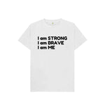 White I Am Me Tee