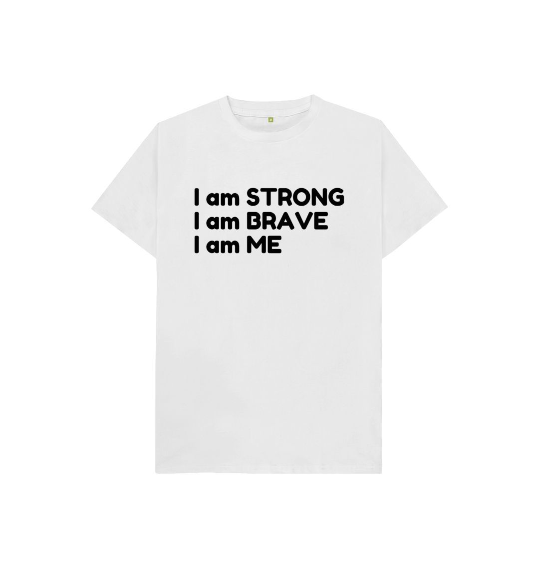 White I Am Me Tee