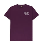 Purple Its Okay Not To Be Okay Tee