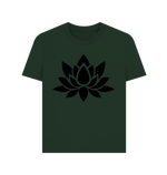 Evergreen Lotus Print Tee