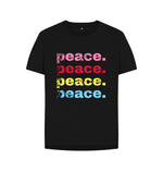 Black Peace Relaxed Tee