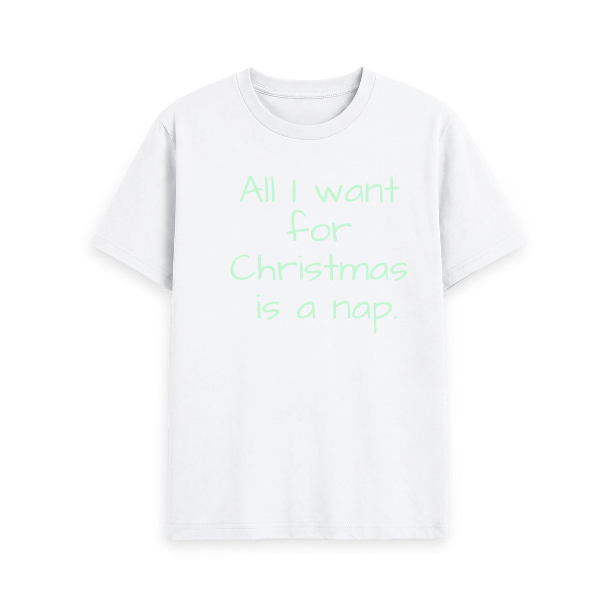 White Printed T-shirt Front