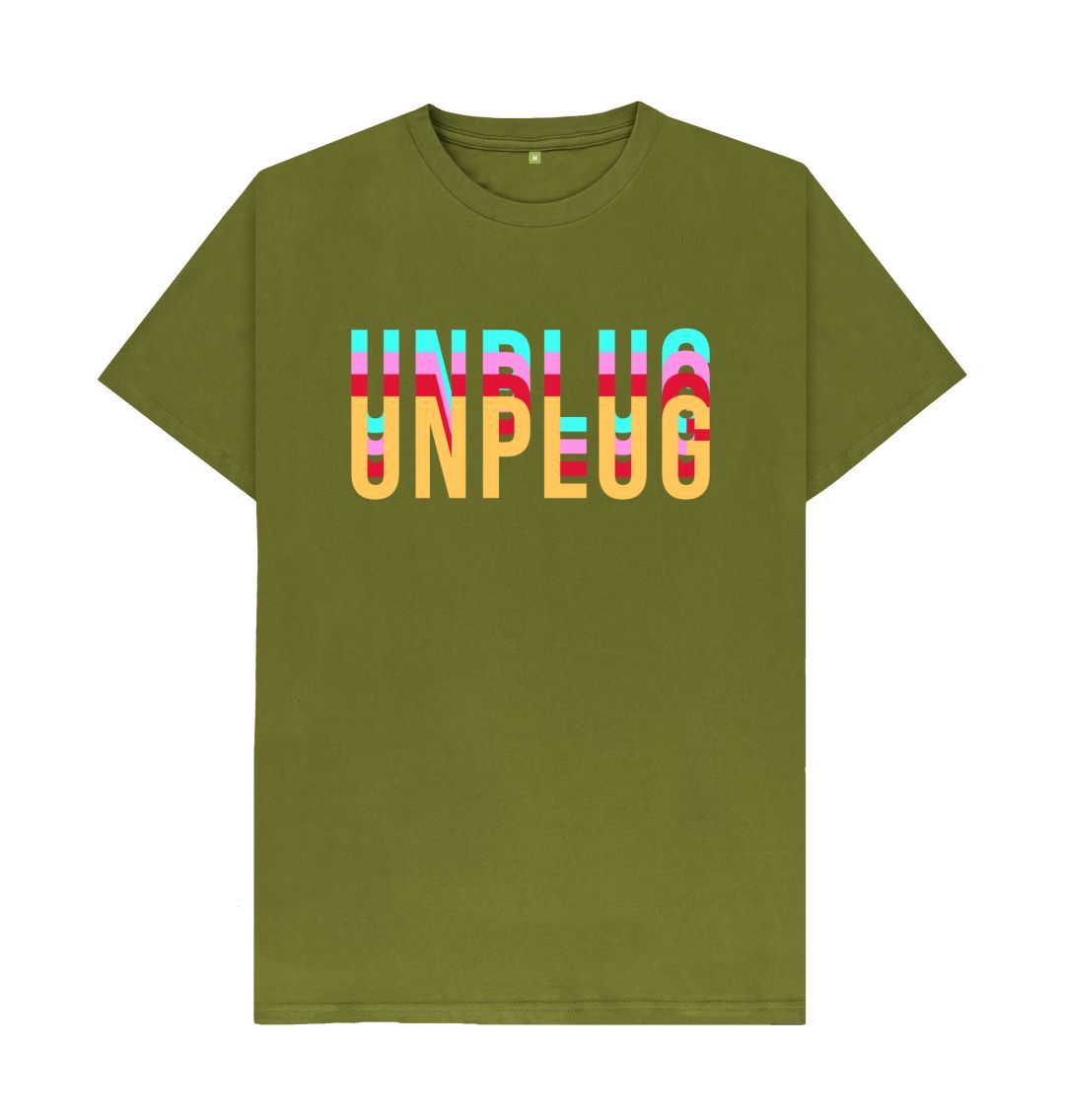 Moss Green UNPLUG Tee