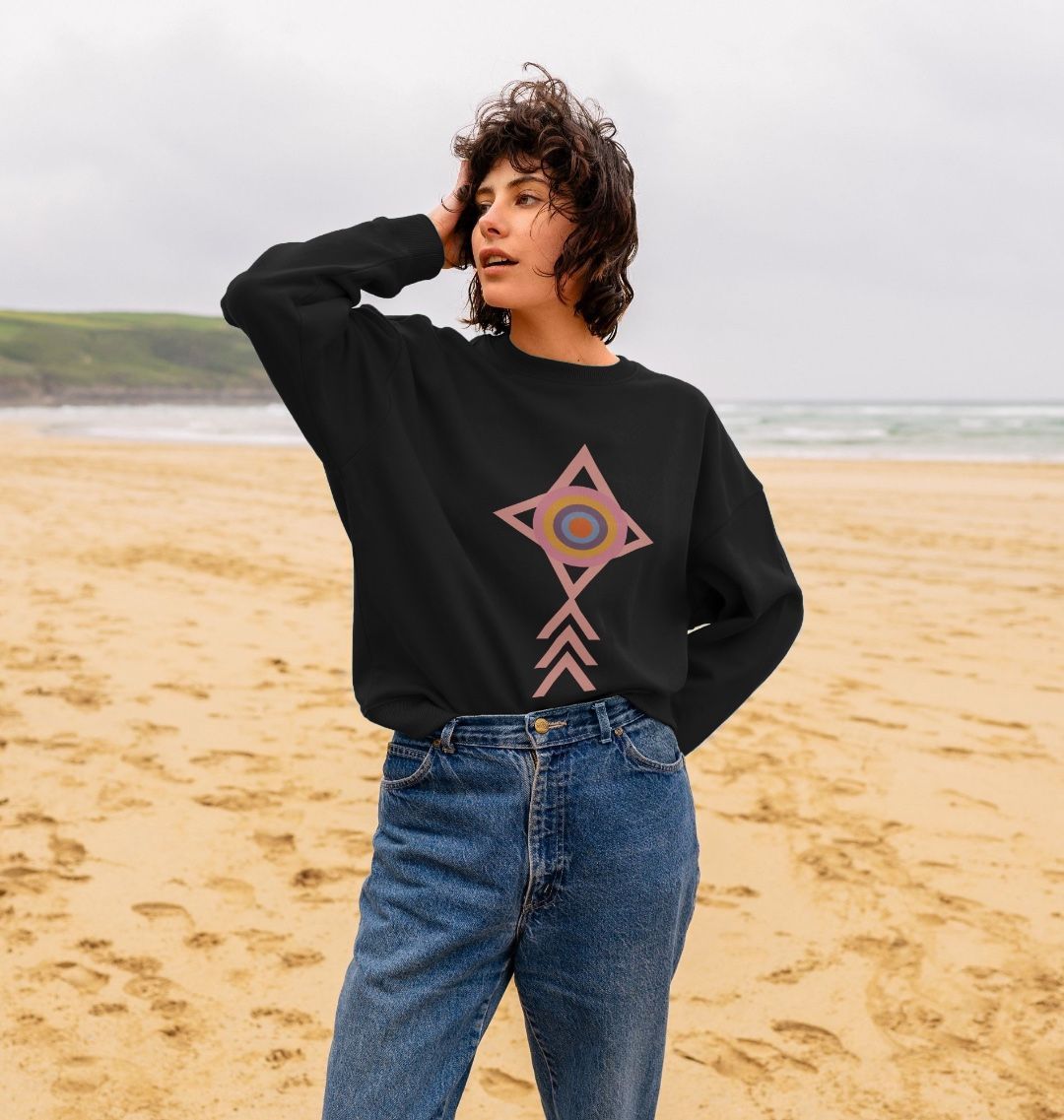 Patterned Kite Oversized Jumper