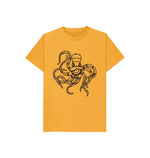 Mustard Octopus  Tee