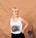 Acoustic swagger vest top with stylish design, perfect for casual wear and fashion-forward outfits