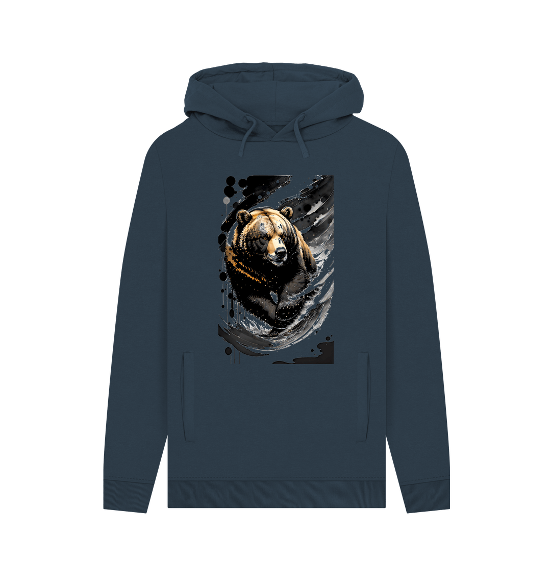 Navy Wild Bear Hoodie