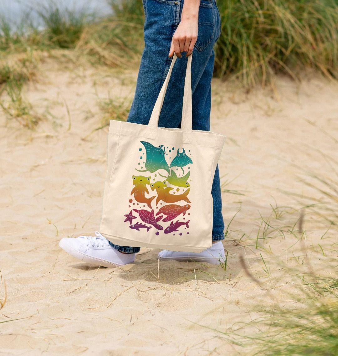 Colourful Sea LiFe Shopper Tote