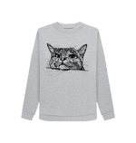Light Heather Printed Sweater Front