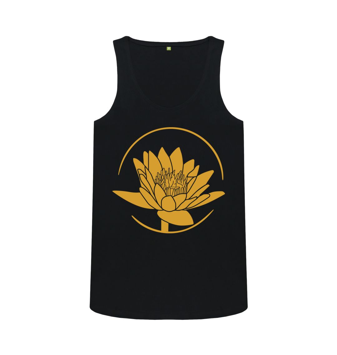 Black Lotus Vest Top