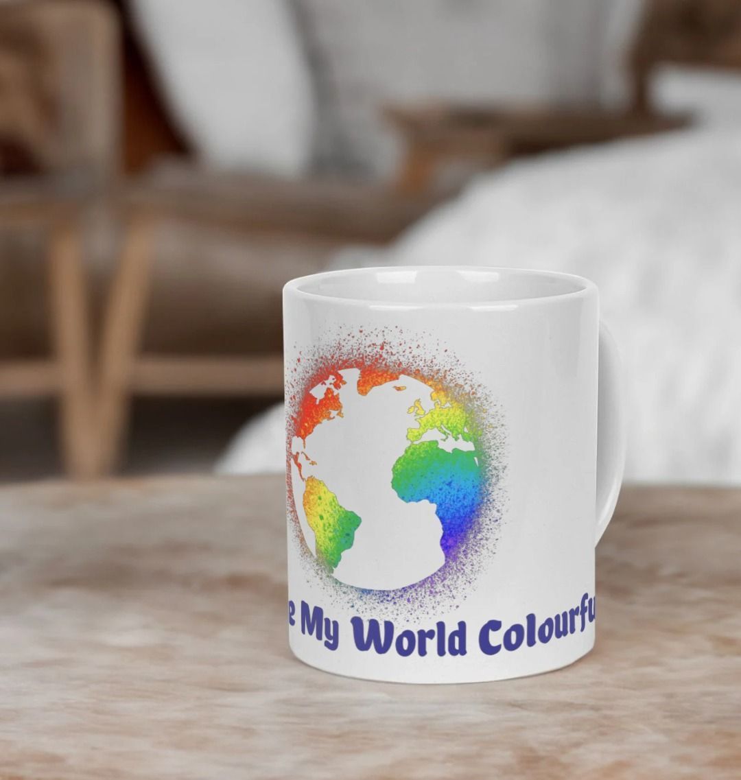 You Make My World Colourful Ceramic Mug