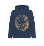 Navy Blue Lion Hoody