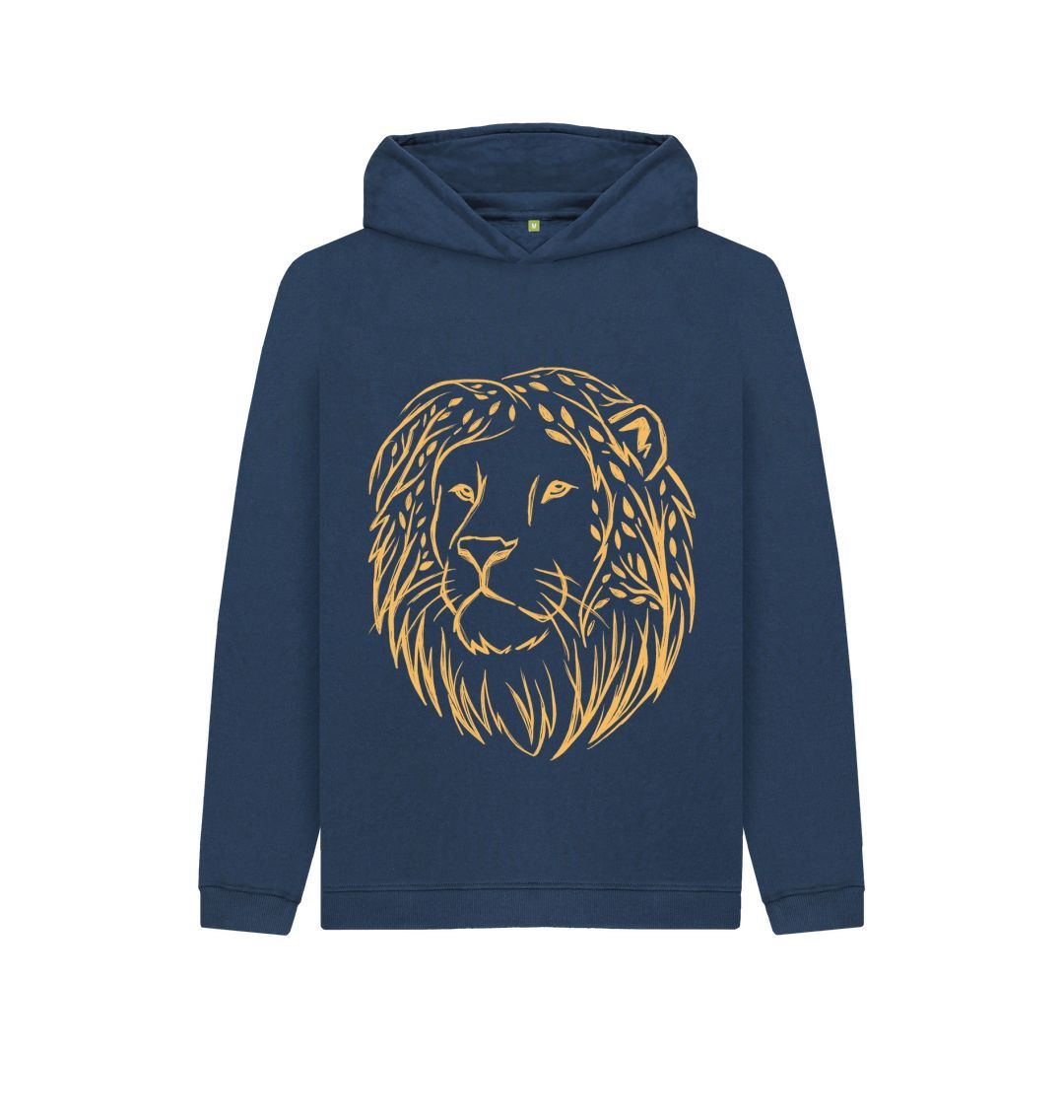 Navy Blue Lion Hoody