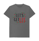 Slate Grey Let\u2019s Get Lit Tee