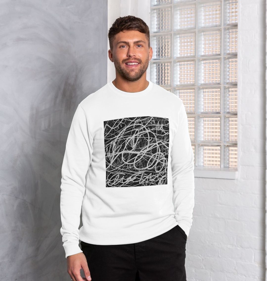 Scribble Crew Neck Sweatshirt