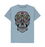 Stone Blue Festival Skeleton Tee