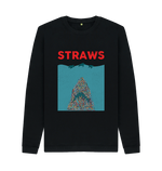 Black Printed Sweater Front