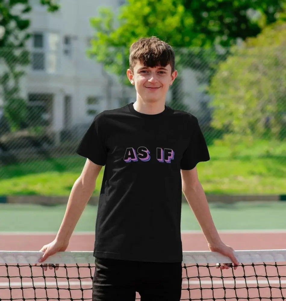 Love-themed As If Tee showcasing unique swagger style, perfect for trendy and confident fashion enthusiasts.