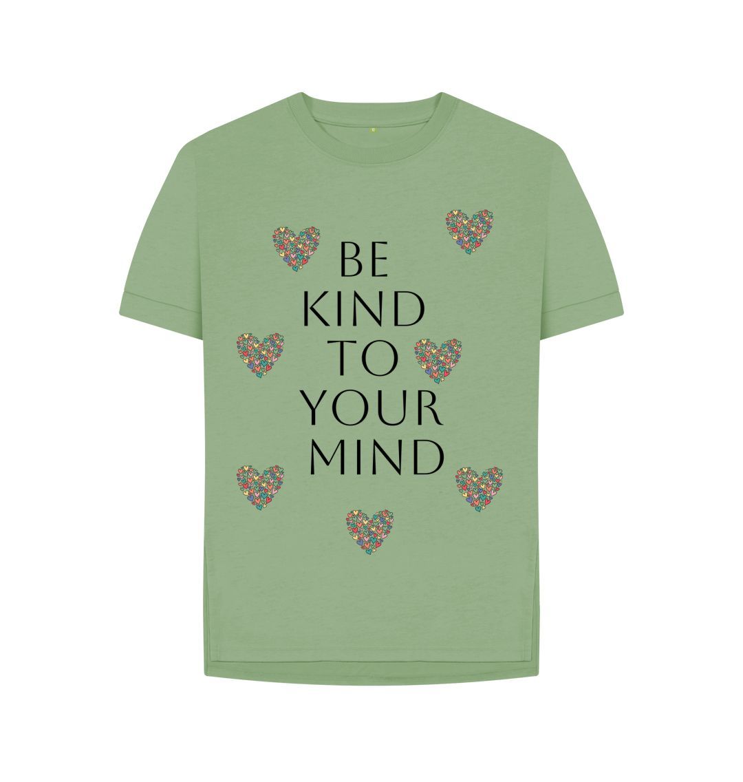 Sage Be Kind To Your Mind Relaxed Tee