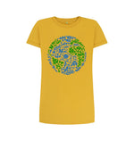 Mustard Nature World Tee Dress