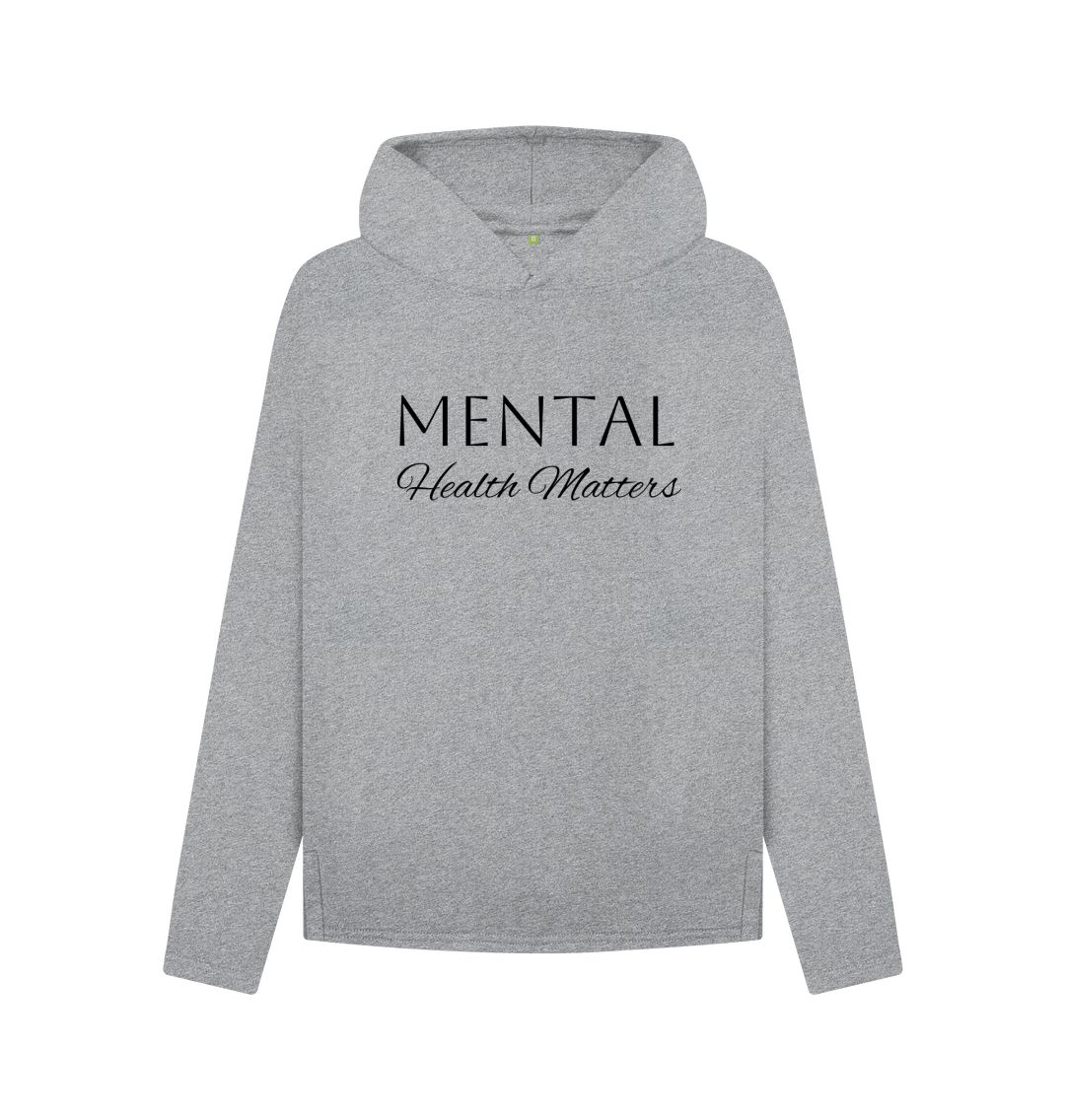 Athletic Grey Mental Health Relaxed Fit Hoodie