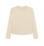 Oat Printed Boxy Jumpers Front