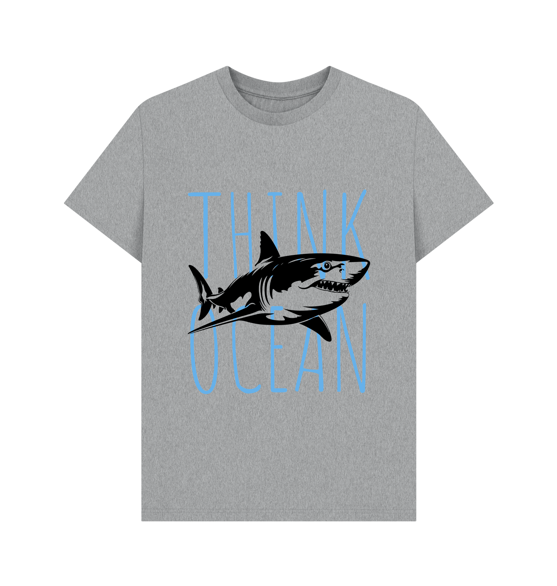 Think Ocean Tee featuring Love Your Swagger design, perfect for ocean lovers embracing stylish apparel.