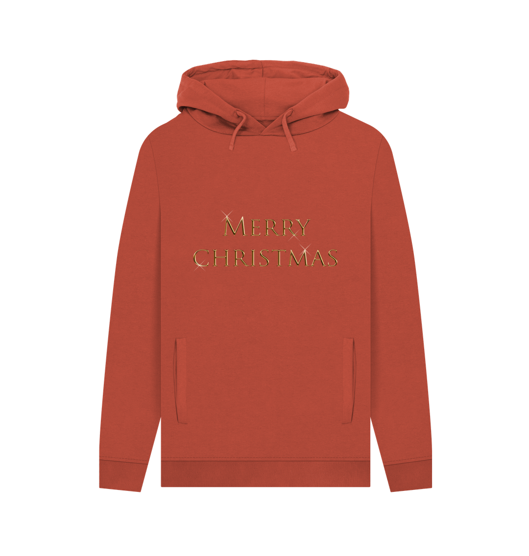 Rust Merry  Christmas Hoodie