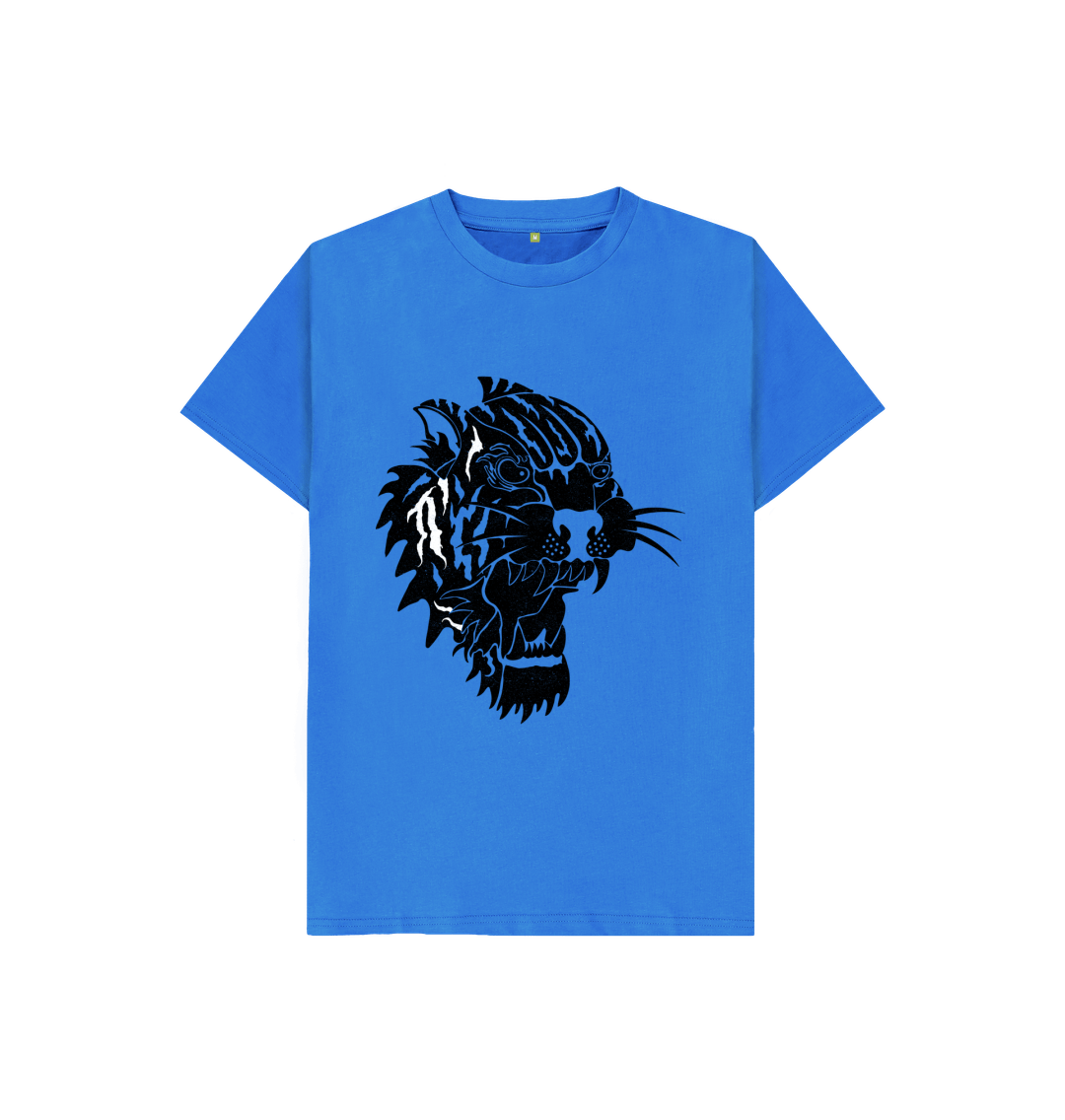 Bright Blue Fierce Tiger Tee