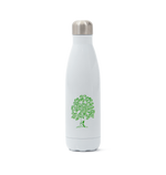 White Stainless Steel Forest Tree Water Bottle