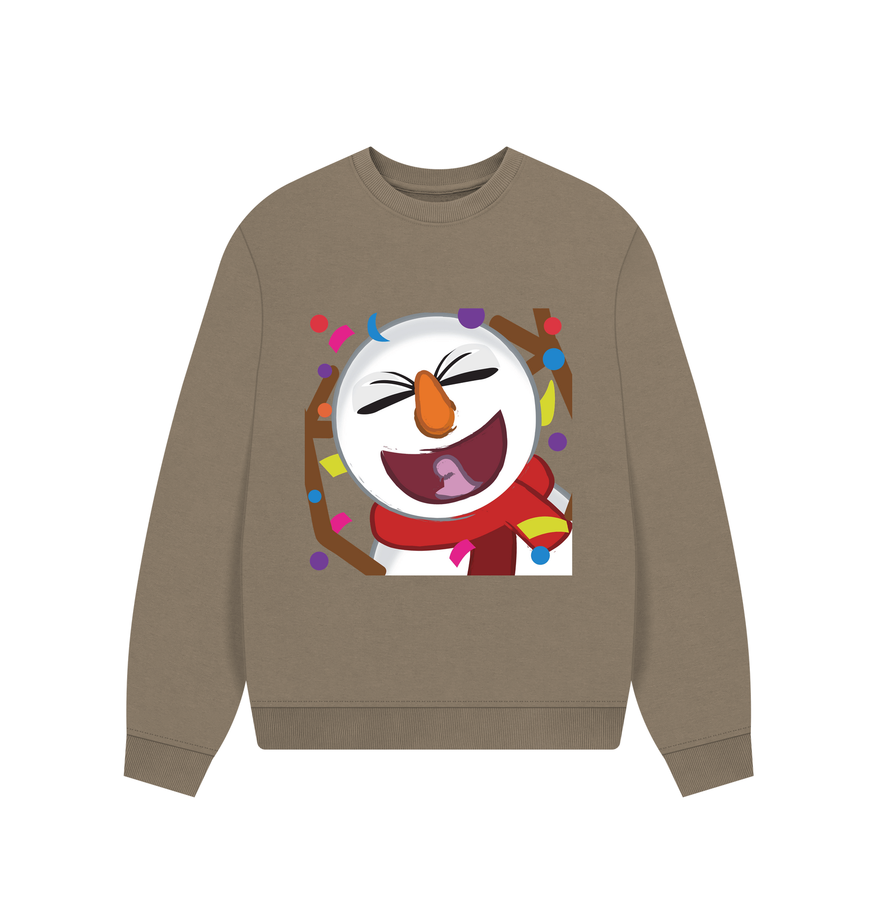 Willow Printed Sweater Front