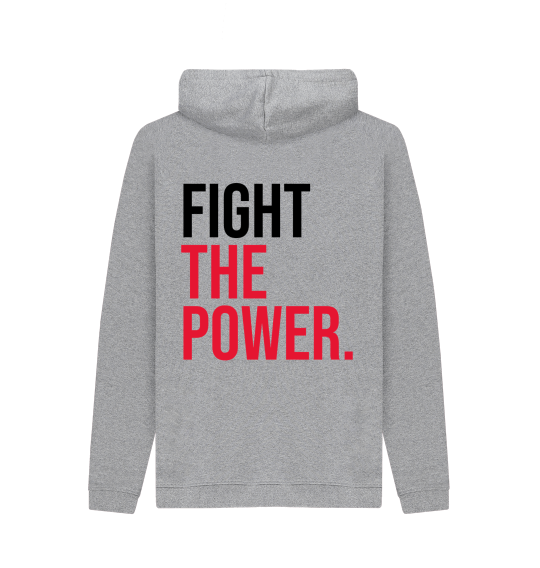 Light Heather Printed Hoody Back