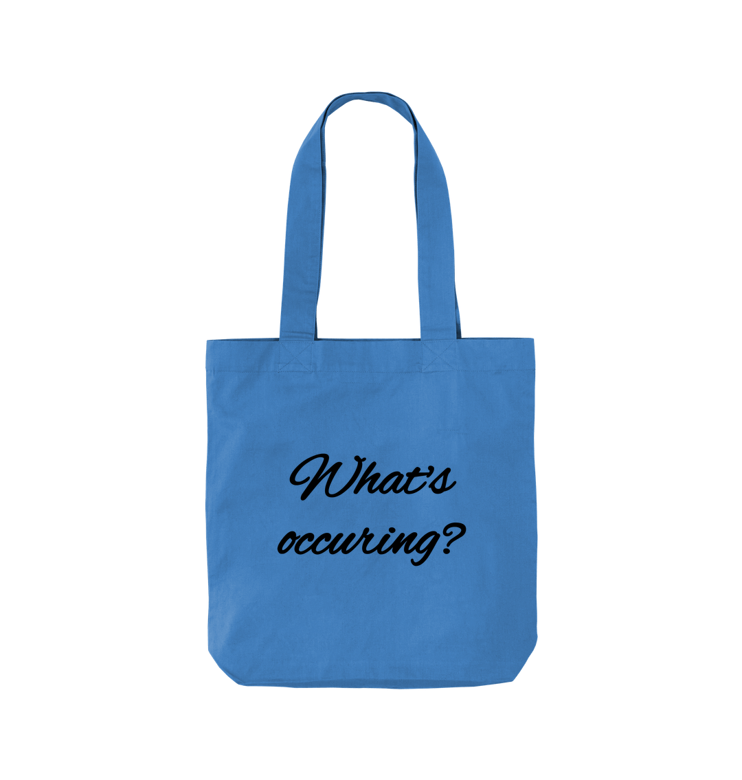 Cornflower Blue What's Occurring Twill Tote Bag