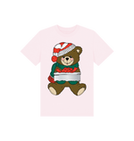 Pink Christmas Teddy Bear Tee