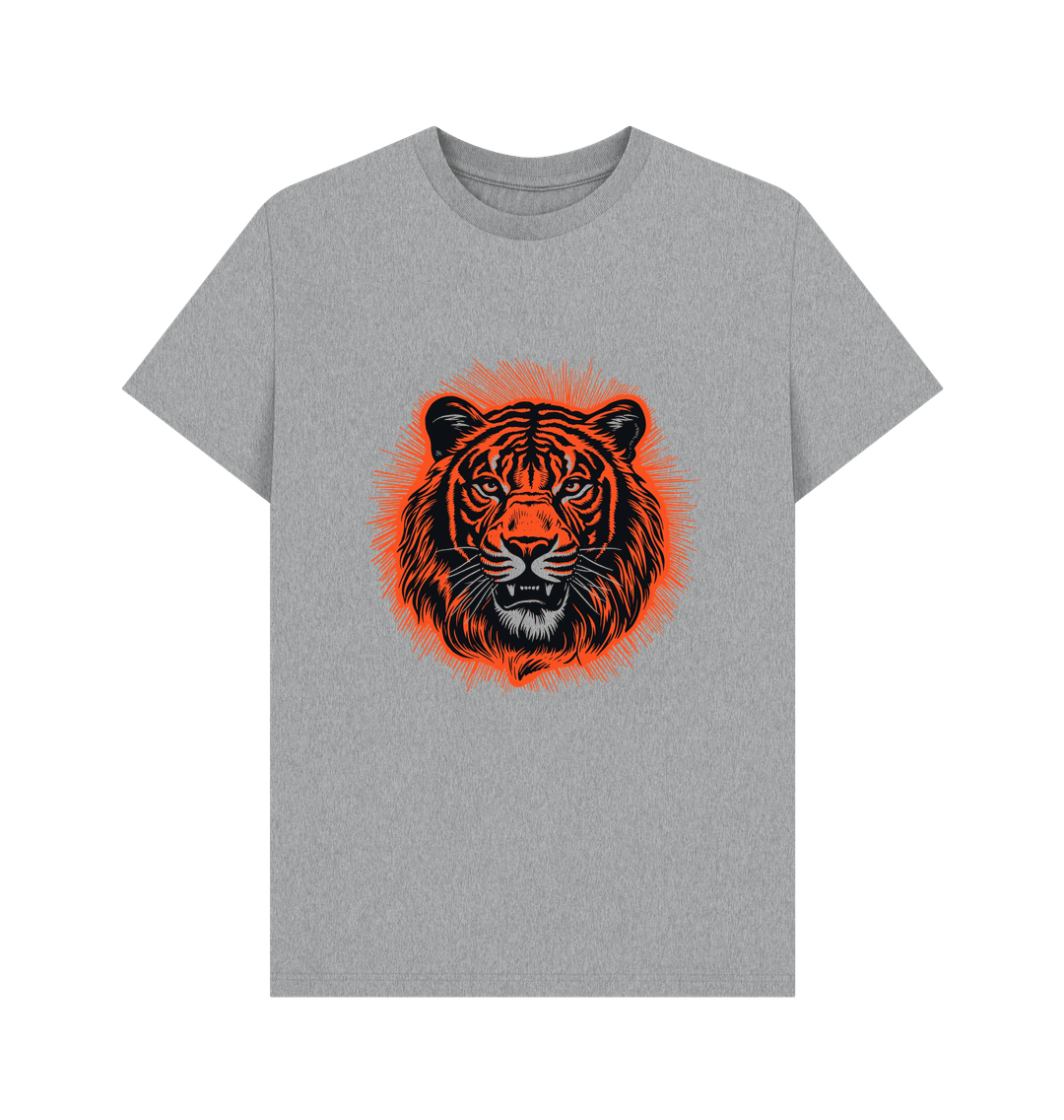 Athletic Grey Orange Tiger Tee