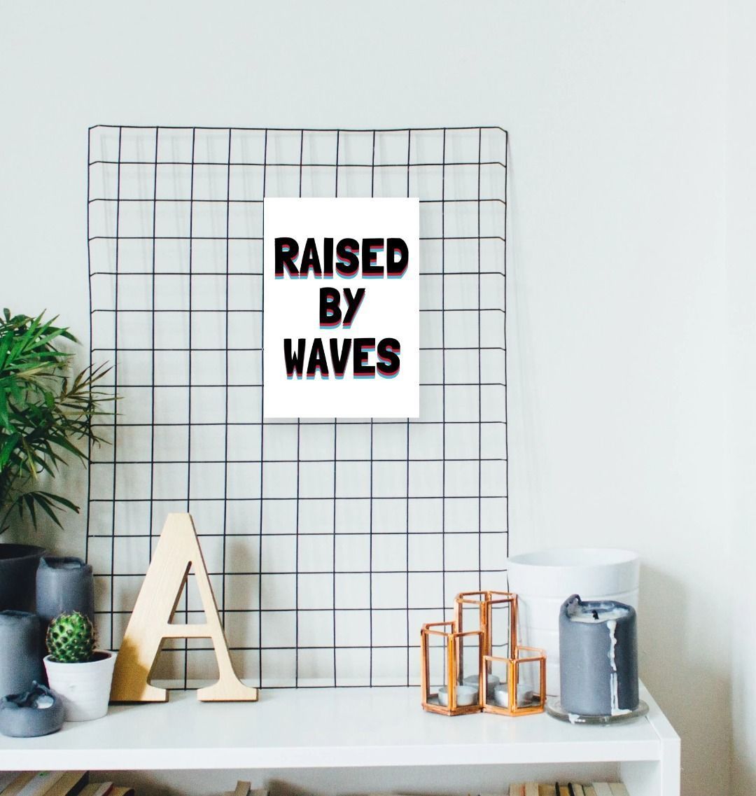 Raised By Waves Wall Art